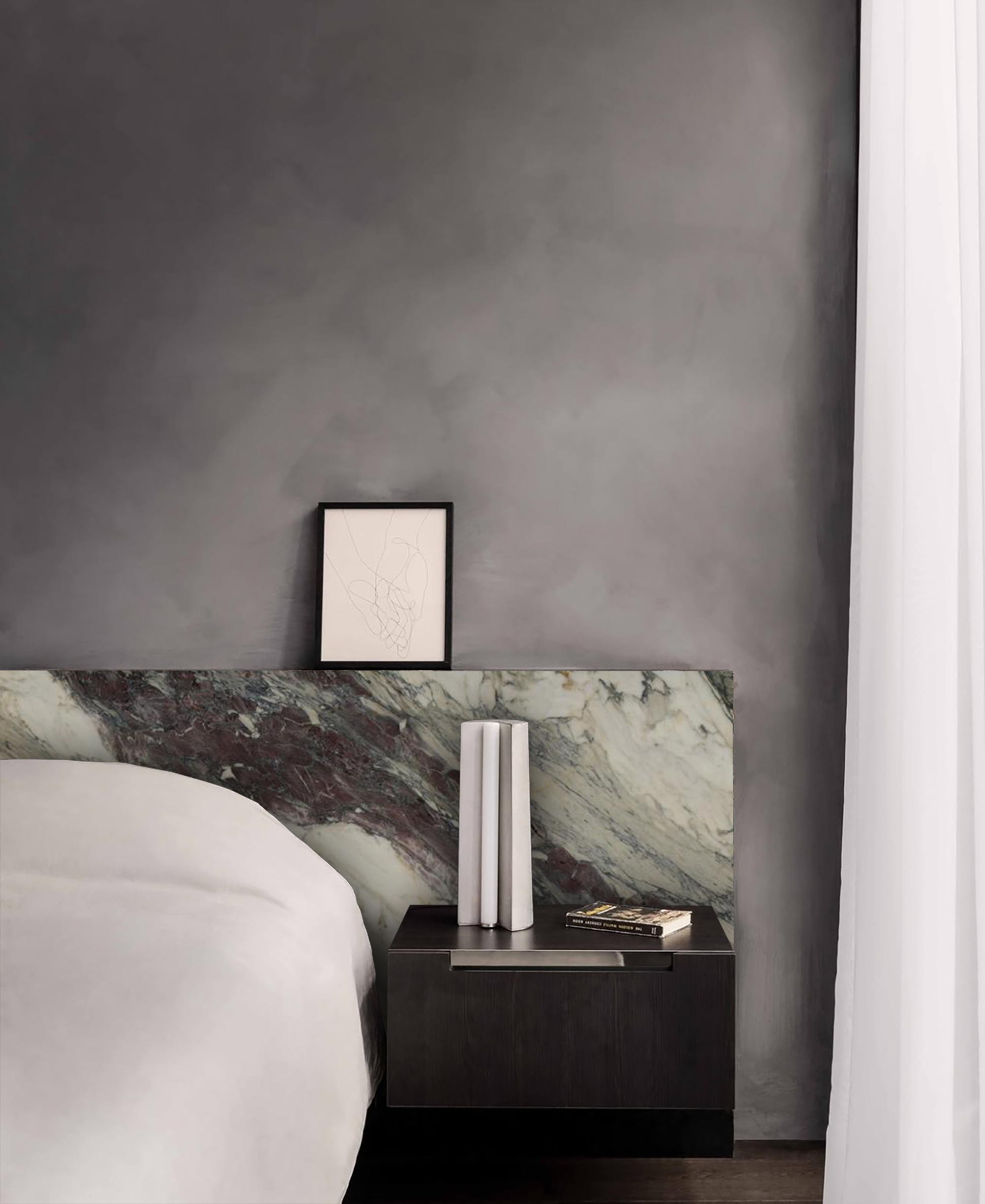 Breccia Capraia Stone Bed Head