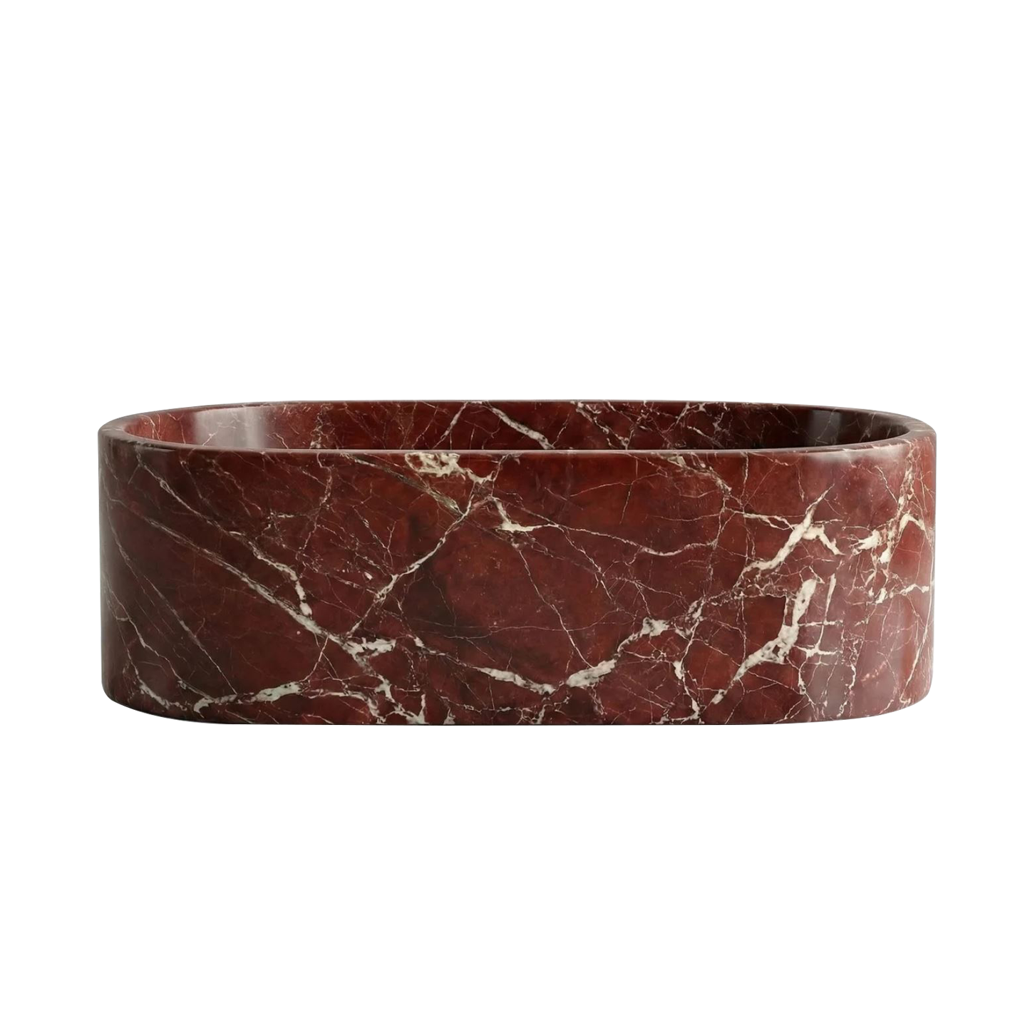Avenor Rosso Levanto Marble Freestanding Bathtub