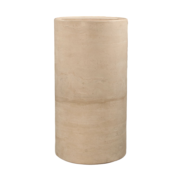 Evren Travertine Classico Pedestal Basin