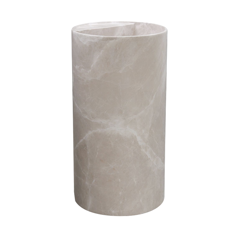 Valen Senorita Grigio Marble Pedestal Basin