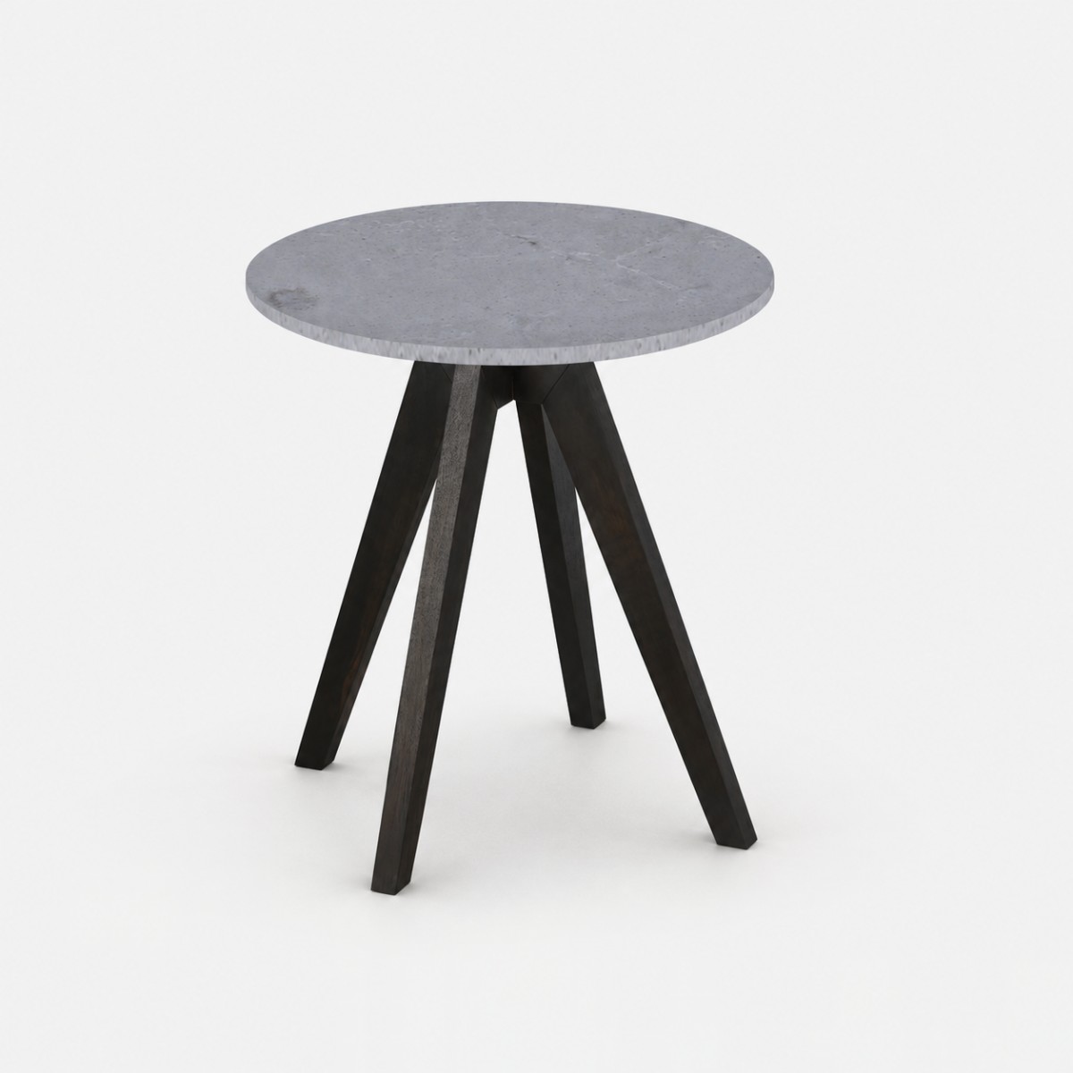 Side Table Black Base – Blanco Drift