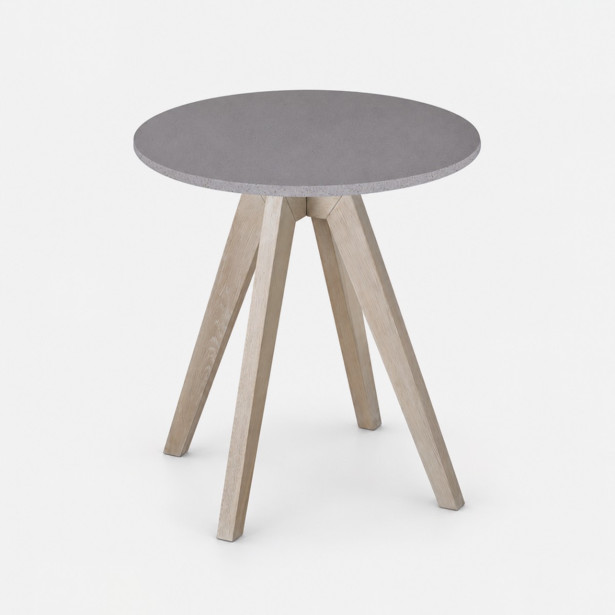 Side Table Alpaca White Base – Zinc