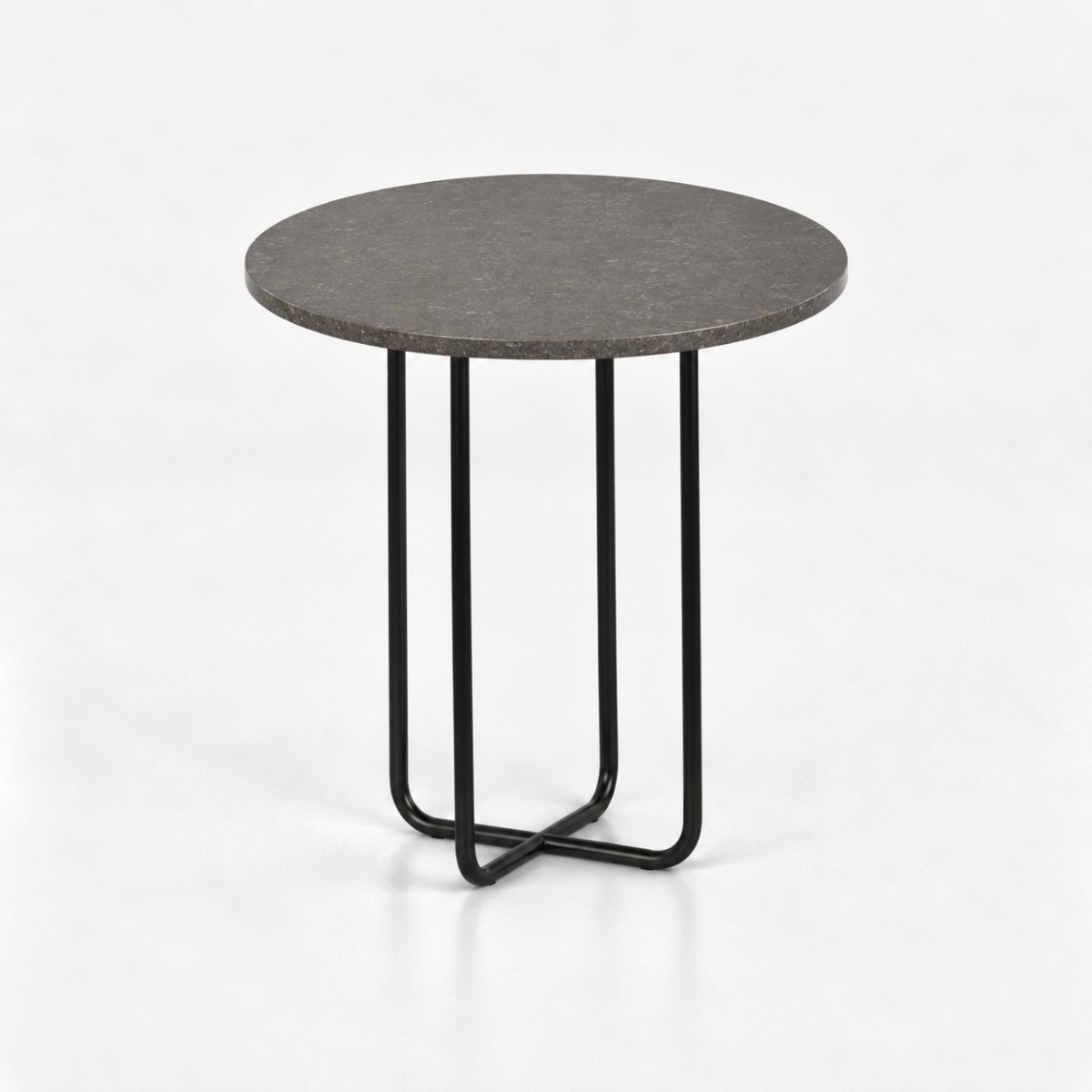 Side Table ST1 Black Steel Base – Storm