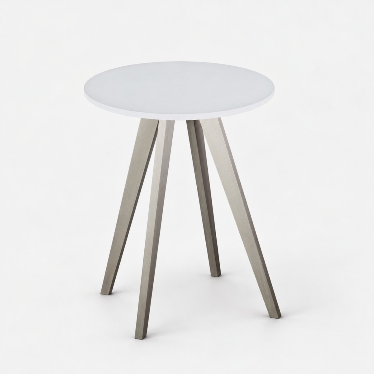 Cafe Table Alpaca White Base – Alpine White