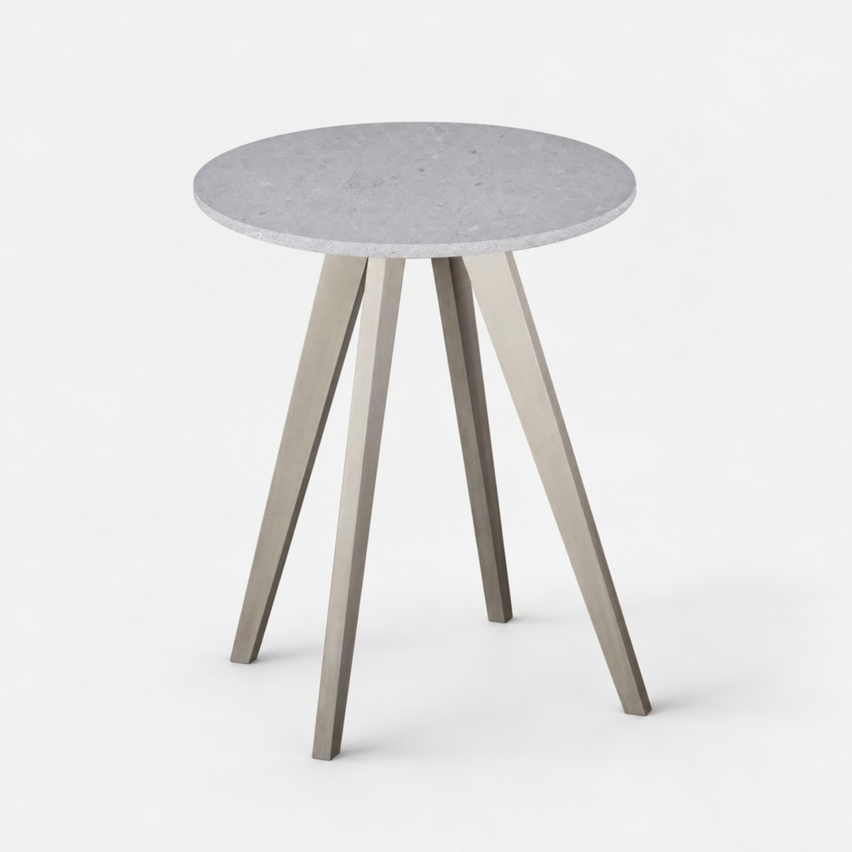 Cafe Table Alpaca White Base – Clamshell