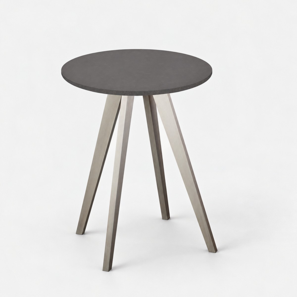 Cafe Table Alpaca White Base – Storm