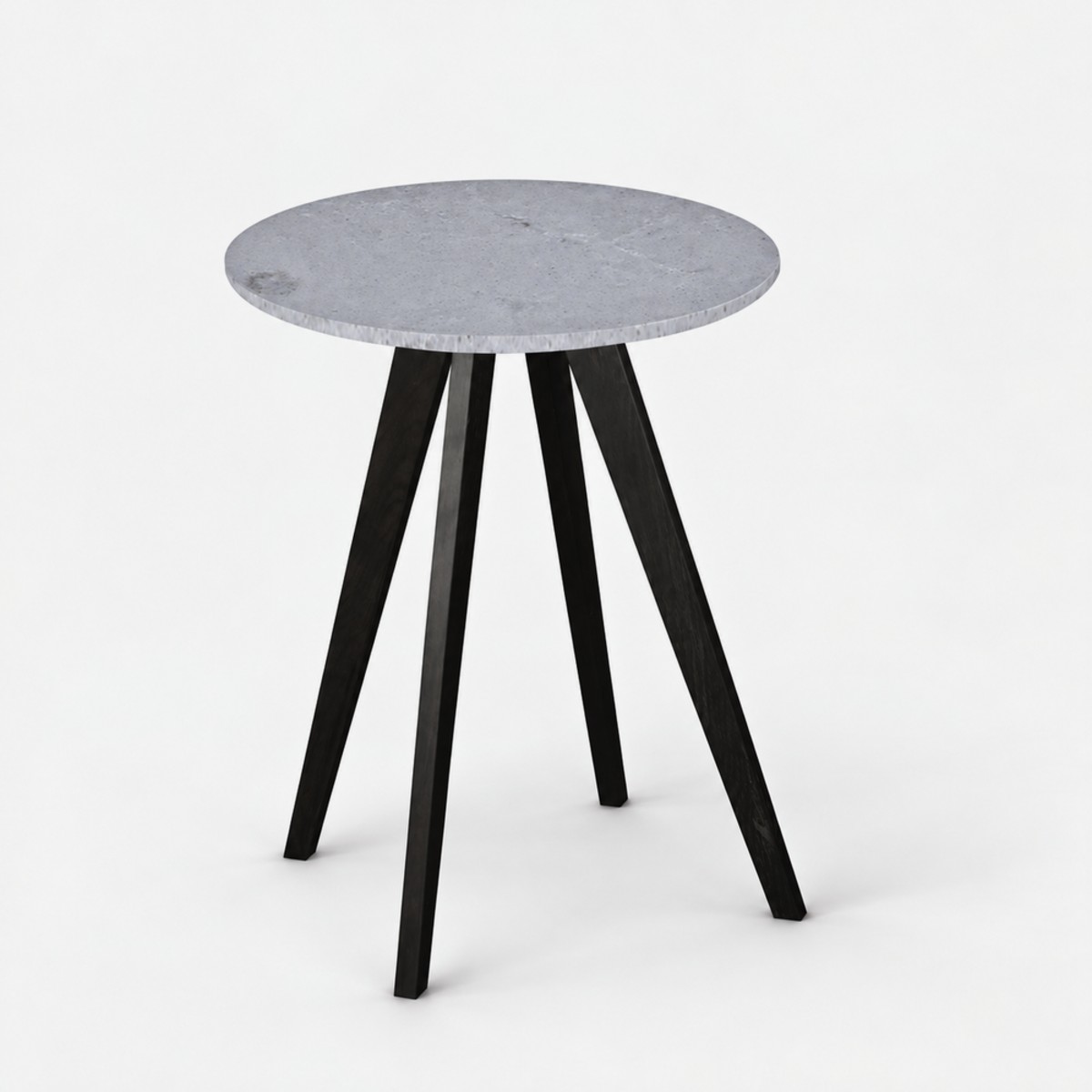 Cafe Table Black Base – Bianco Drift