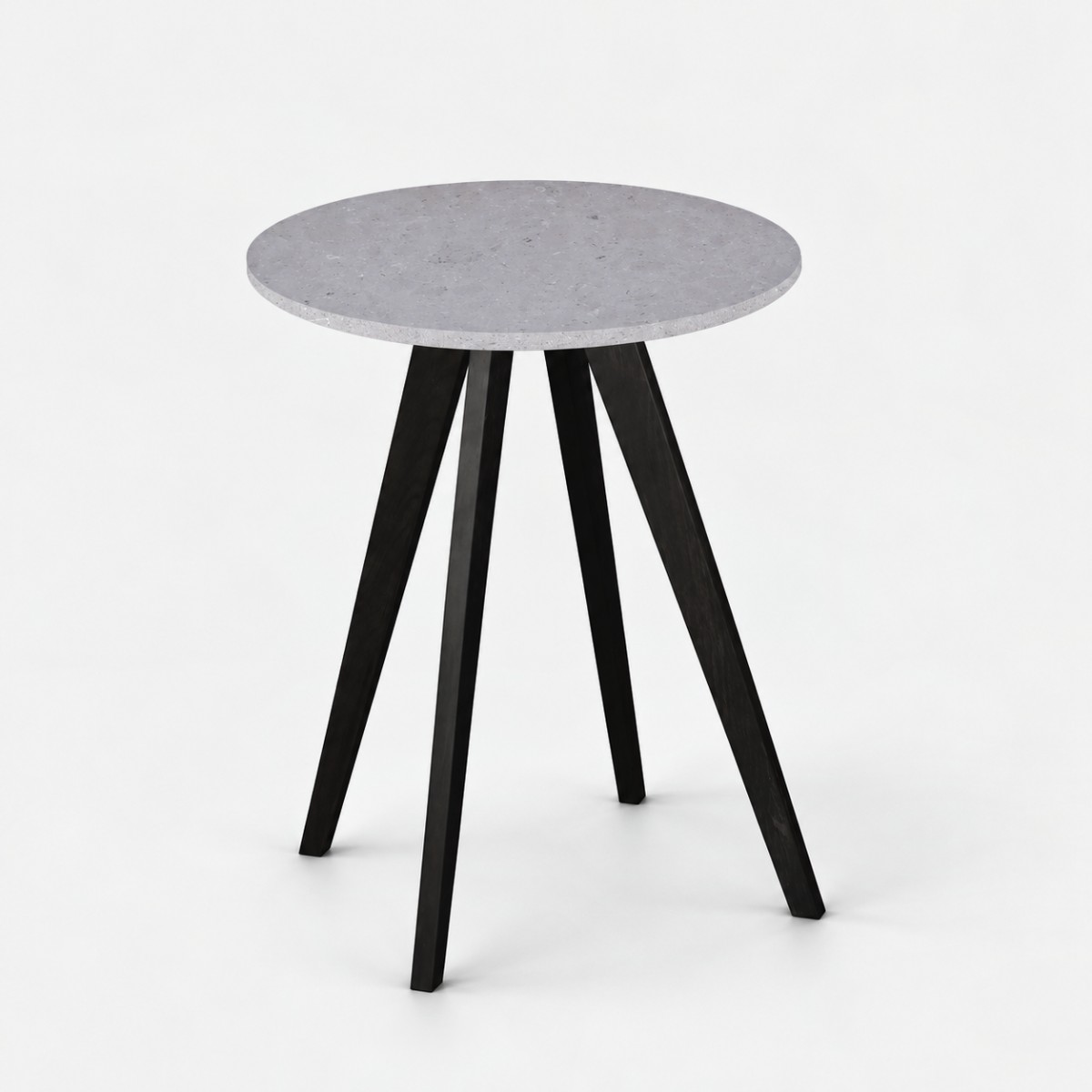 Cafe Table Black Base – Clamshell