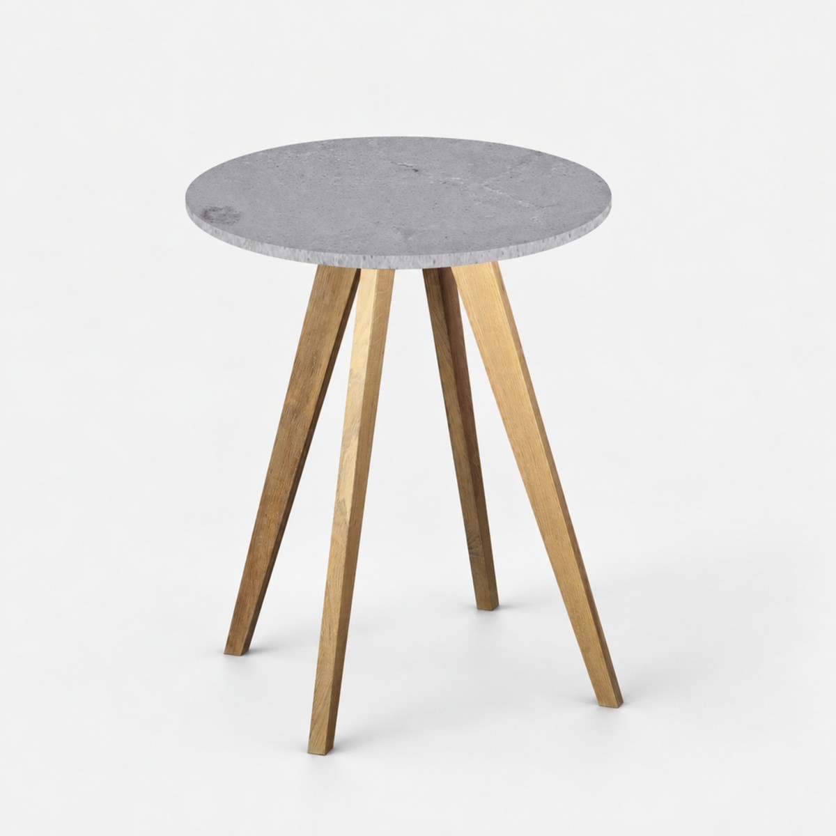 Cafe Table Natural Base – Bianco Drift