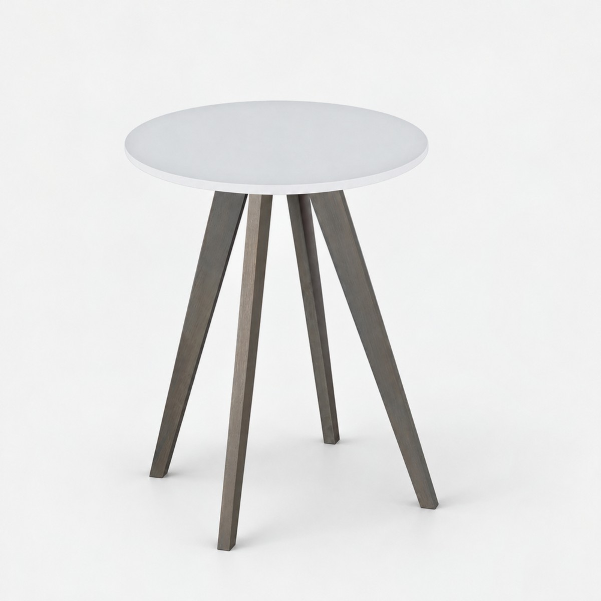 Cafe Table Urban Grey Base – Alpine White