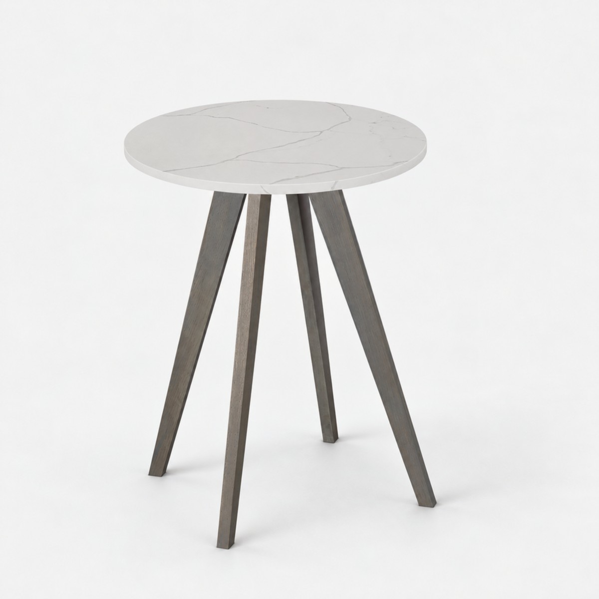 Cafe Table Urban Grey Base – Calacatta