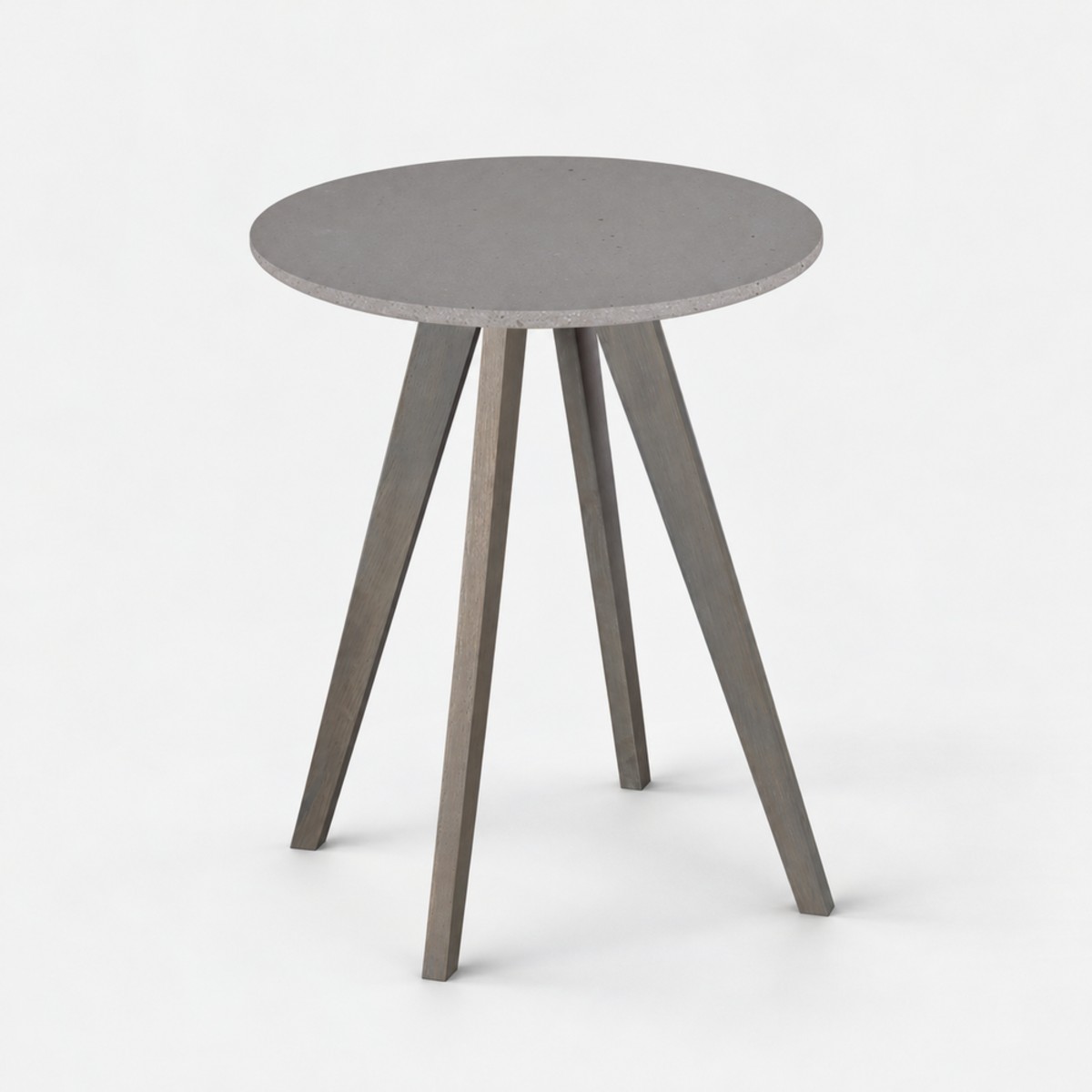 Cafe Table Urban Grey Base – Raw Concrete