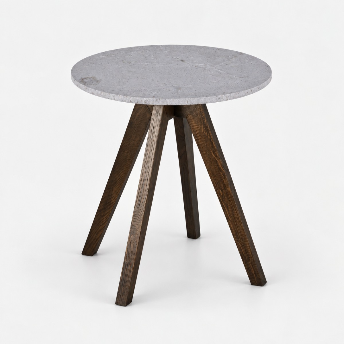 Side Table Charcoal Base – Blanco Drift