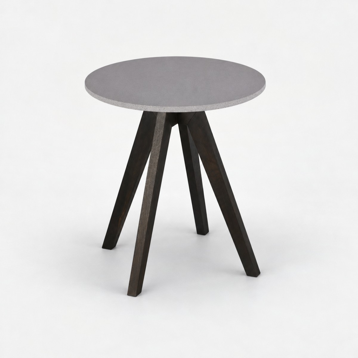 Side Table Charcoal Base – Zinc