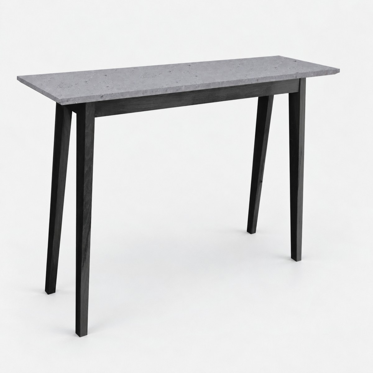 Console Table Black Base – Clamshell