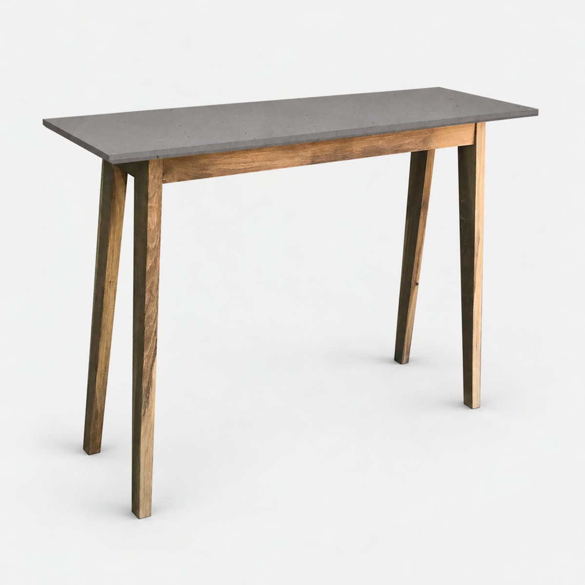Console Table Natural Base – Raw Concrete