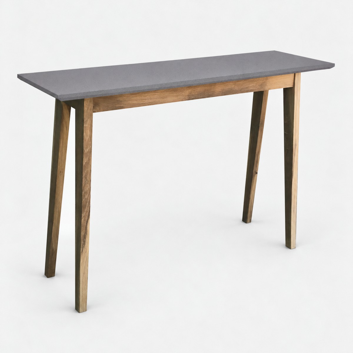 Console Table Natural Base – Zinc