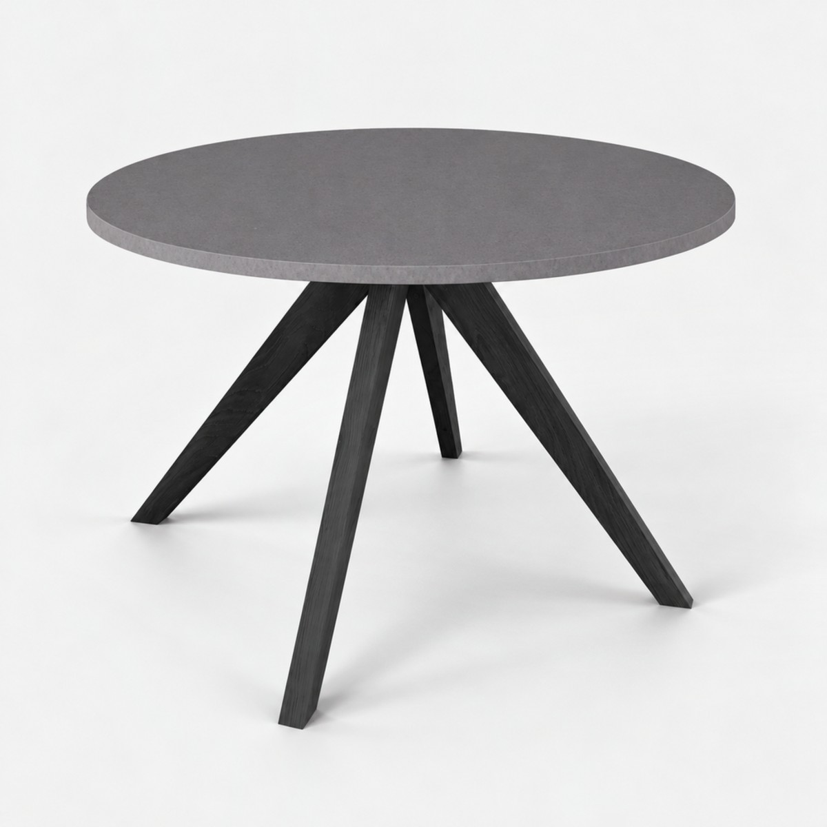 Dining Table Round Black Base – Urban