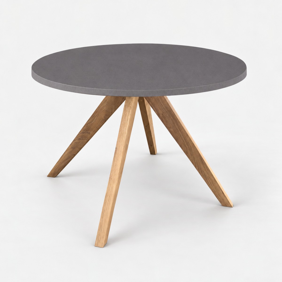 Dining Table Round Natural Base – Urban