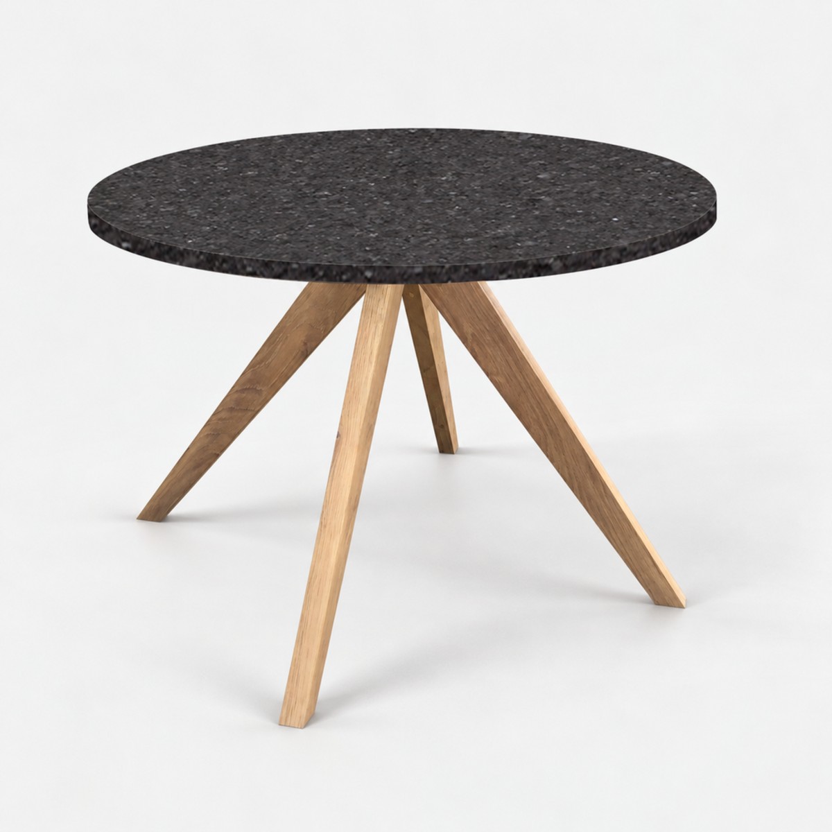 Dining Table Round Natural Base – Wild Rock