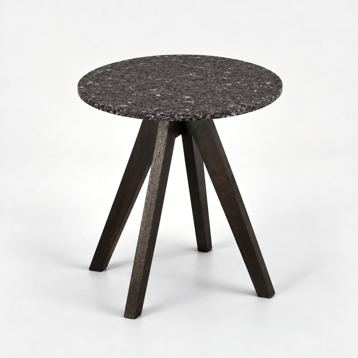 Side Table Black Base – Wild Rock