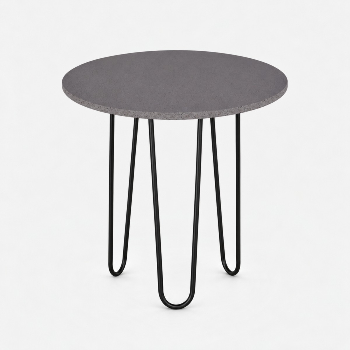 Side Table ST4 Black Steel Base – Urban